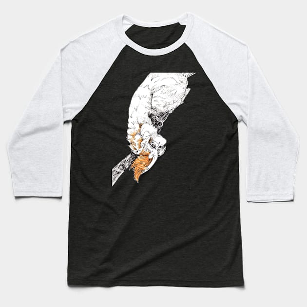 Hello Cockatoo Baseball T-Shirt by srw110